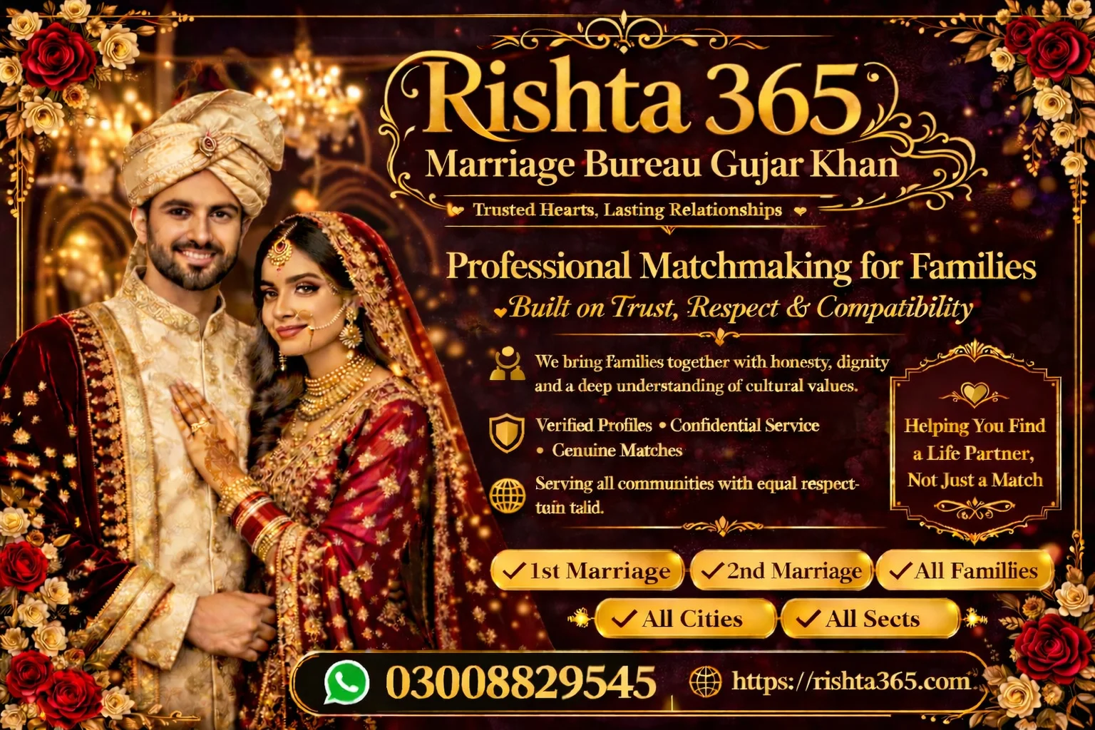 marriage bureau gujar khan