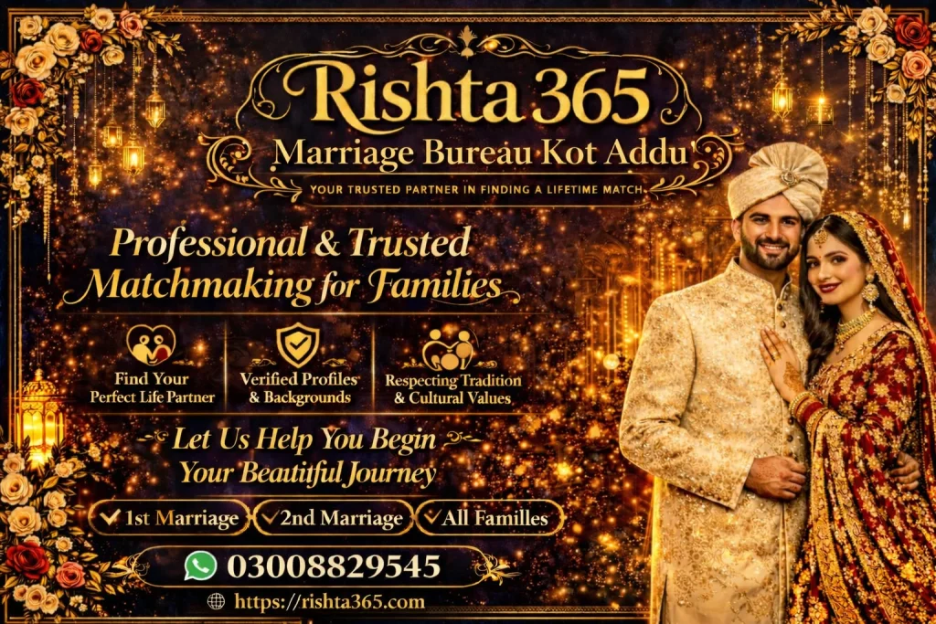 Top Marriage Bureau Kot Addu with 5000+ Registered Members marriage bureau kot addu