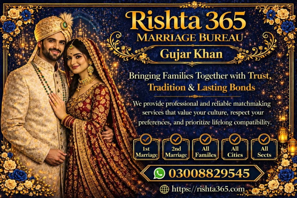 marriage bureau gujar khan