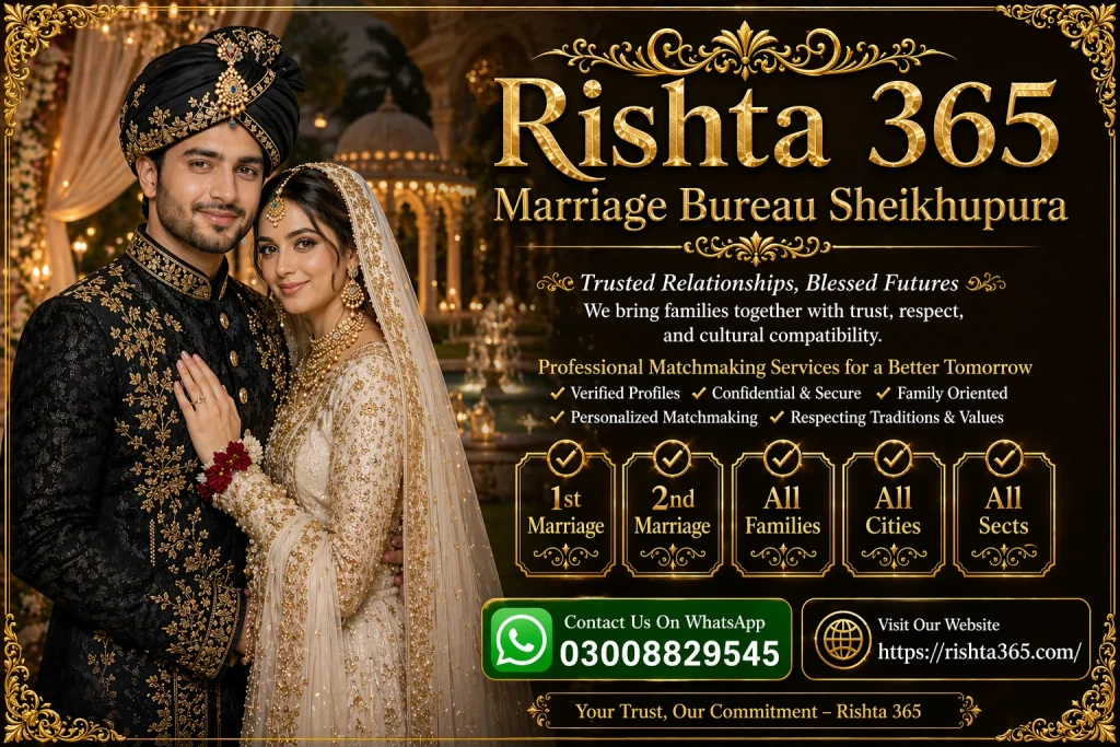 marriage bureau sheikhupura