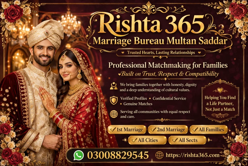 Marriage Bureau Multan Saddar 500 plus Monthly Registrations marriage bureau multan saddar