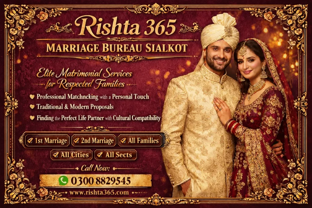 Genuine Marriage Bureau Sialkot with 250+ Successful Marriages marriage bureau sialkot