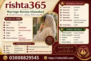 divorced female rishta in islamabad