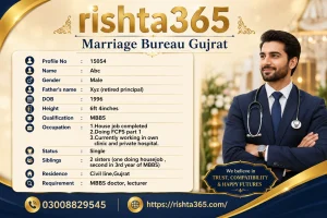 doctor marriage proposal in gujrat
