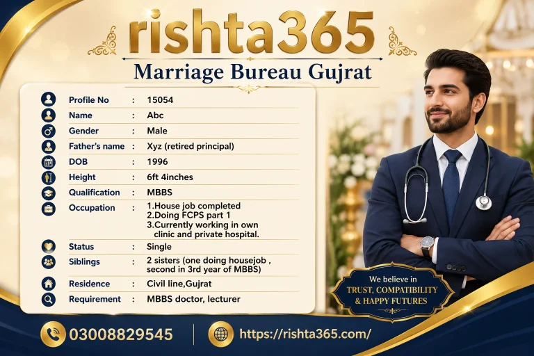 doctor marriage proposal in gujrat