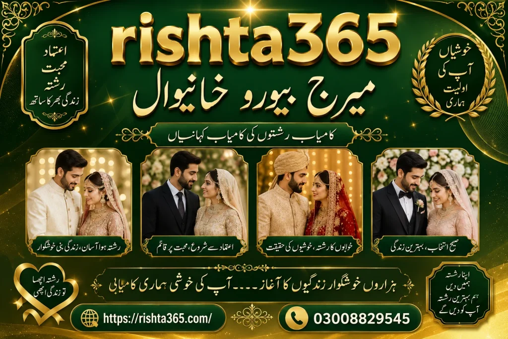 top marriage bureau khanewal